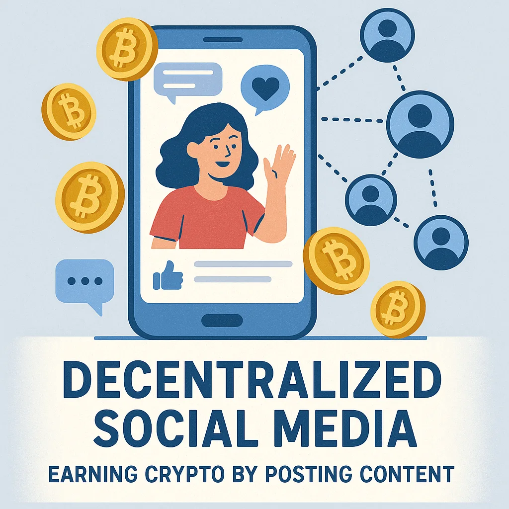 🌐 Decentralized Social Media: Earning Crypto by Posting Content
