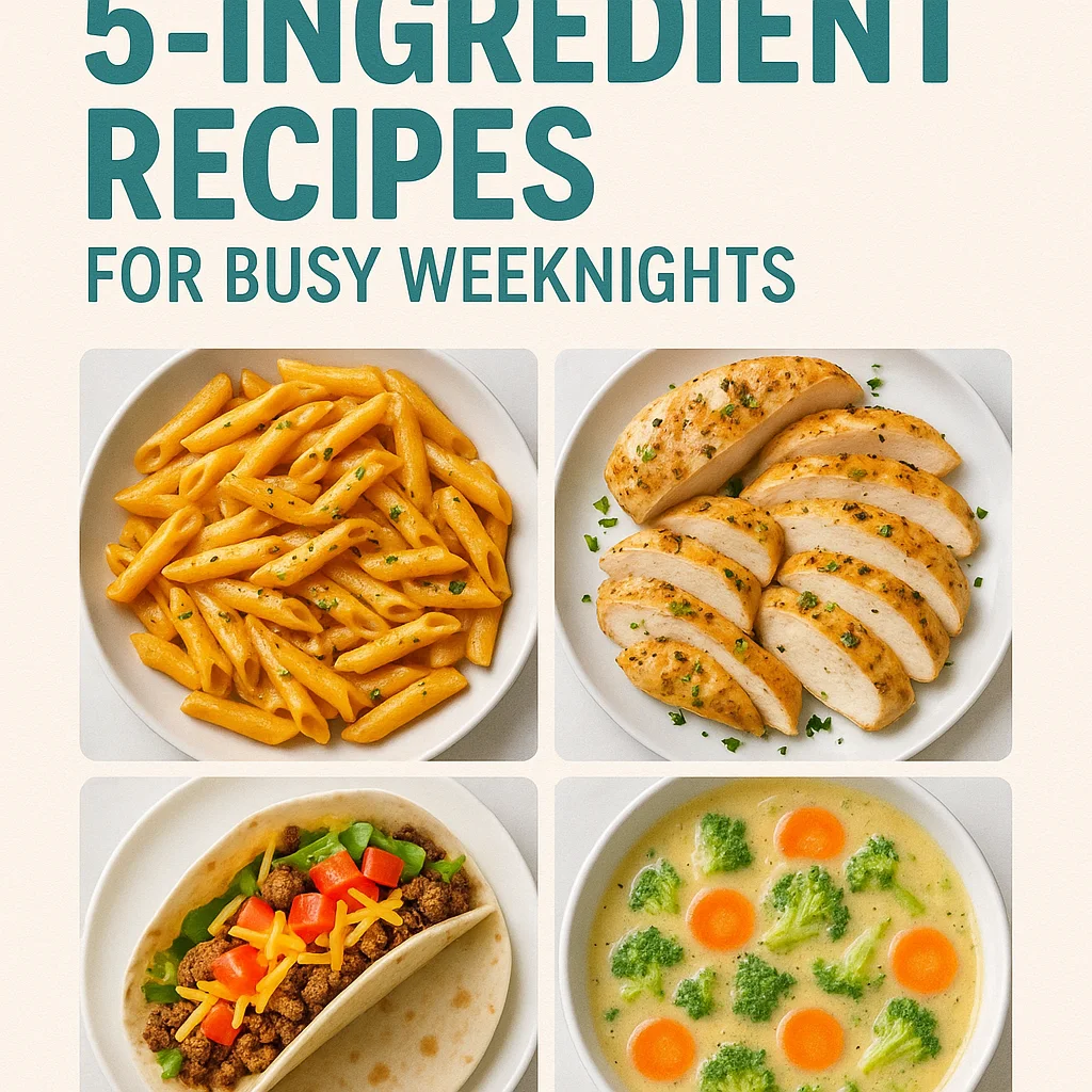 5-Ingredient Recipes for Busy Weeknights