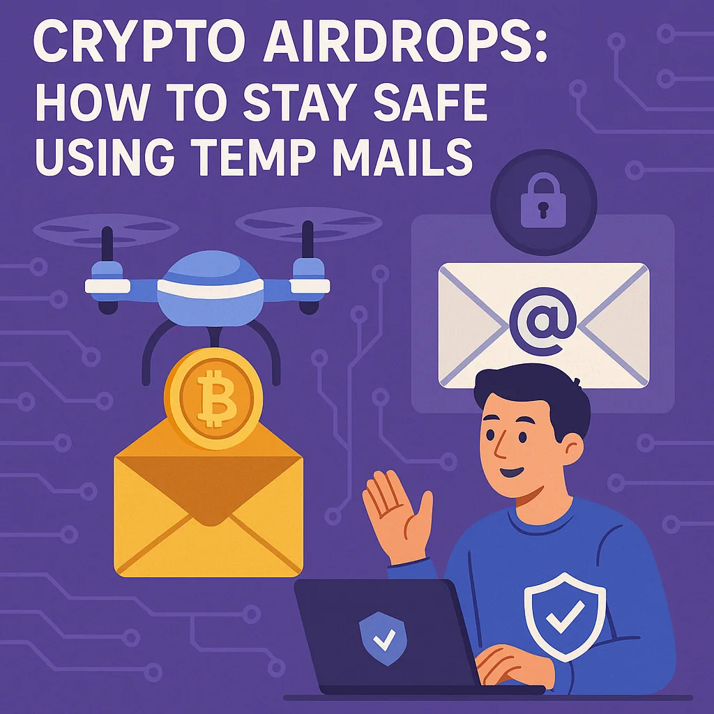 Crypto Airdrops: How to Stay Safe Using Temp Mails